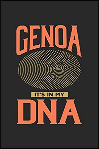 Genoa Its in my DNA: 6x9 -notebook - dot grid - city of birth - Italy