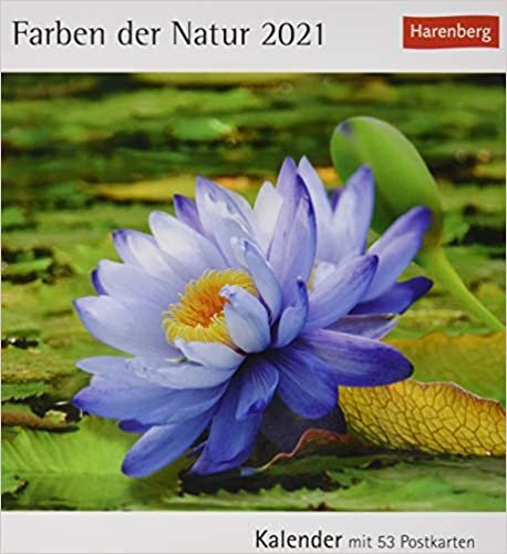 okumak Farben der Natur 2021: Kalender mit 53 Postkarten