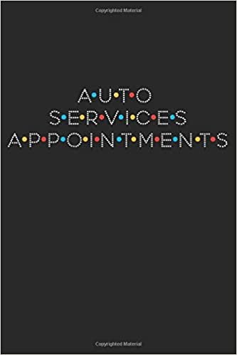 okumak Auto Services Appointment Book | Undated Daily Hourly Planner Journal Notebook Calendar | Start Any Time | 120 Pages: Book 15 min Slots | Schedule ... and Well Organized | Colorful Dots Design