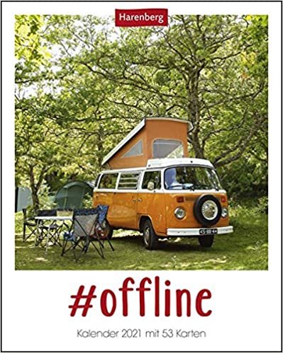 okumak #offline Kalender 2021: Kalender mit 53 Karten