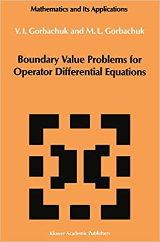 okumak Boundary Value Problems for Operator Differential Equations (Mathematics and its Applications)
