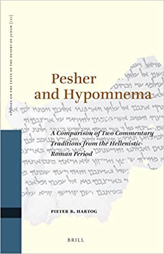 okumak Pesher and Hypomnema: A Comparison of Two Commentary Traditions from the Hellenistic-Roman Period (Studies on the Texts of the Desert of Judah)