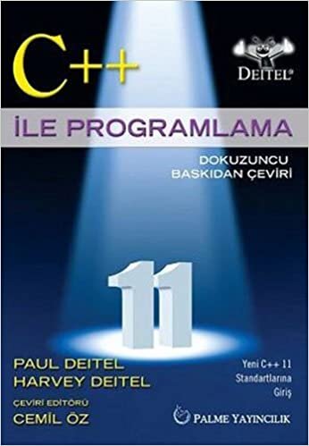okumak C++ İle Programlama