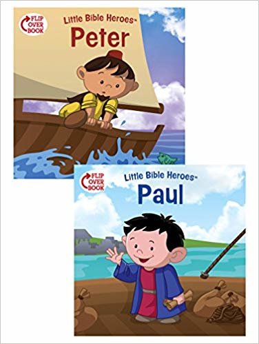 okumak Peter/Paul Flip-Over Book (Little Bible Heroes)