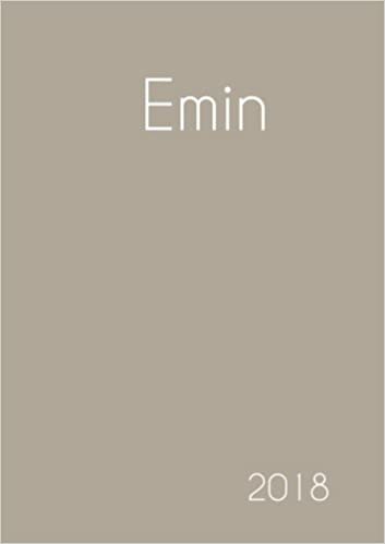okumak 2018: Namenskalender 2018 - Emin - DIN A5 - eine Woche pro Doppelseite