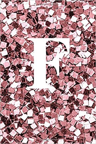 okumak F notebook: Sequin pink notebook, Monogram notebook/journal. letter F personalized notebook/journal/dairies for writing and taking notes .notebook for ... for girls .glossy finish 6×9 inches 120 pages