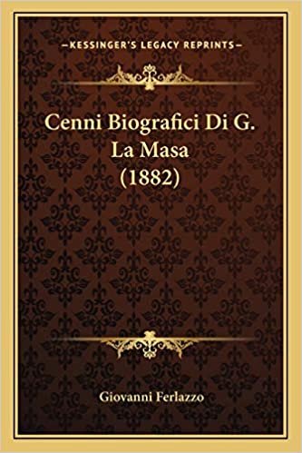 okumak Cenni Biografici Di G. La Masa (1882)