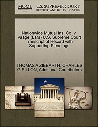 okumak Nationwide Mutual Ins. Co. v. Vaage (Lars) U.S. Supreme Court Transcript of Record with Supporting Pleadings