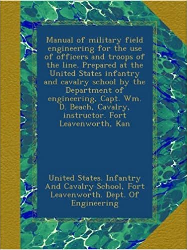 okumak Manual of military field engineering for the use of officers and troops of the line. Prepared at the United States infantry and cavalry school by the ... Cavalry, instructor. Fort Leavenworth, Kan