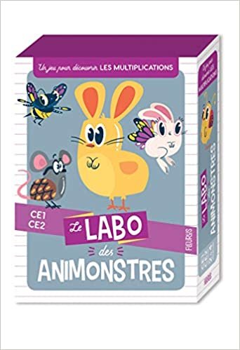 okumak Le labo des animonstres (multiplications) (CARTES JOUER PR TOUS LES AGES)