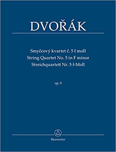 okumak Streichquartett Nr. 5 f-Moll op. 9. Studienpartitur