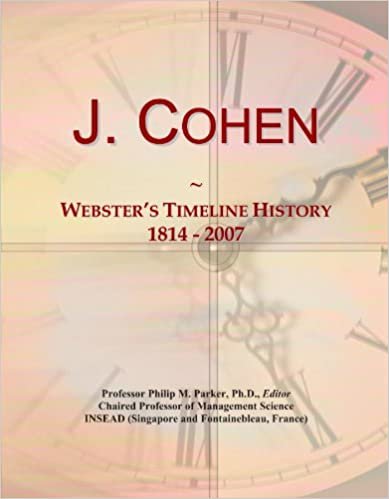 okumak J. Cohen: Webster&#39;s Timeline History, 1814 - 2007