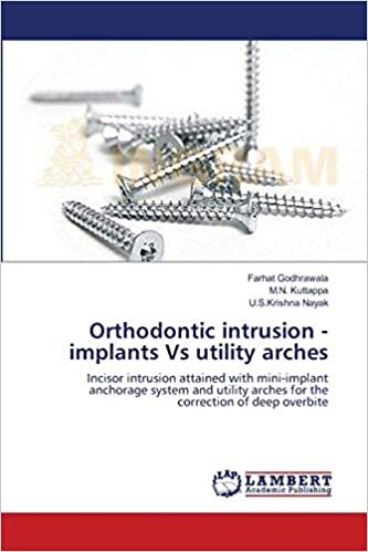 okumak Orthodontic intrusion - implants Vs utility arches: Incisor intrusion attained with mini-implant anchorage system and utility arches for the correction of deep overbite
