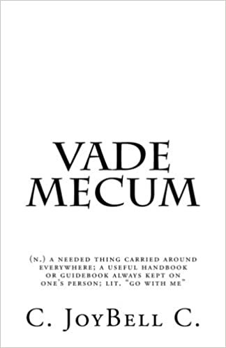 okumak Vade Mecum: (n.) a needed thing carried around everywhere; a useful handbook or guidebook always kept on one’s person; lit. “go with me”
