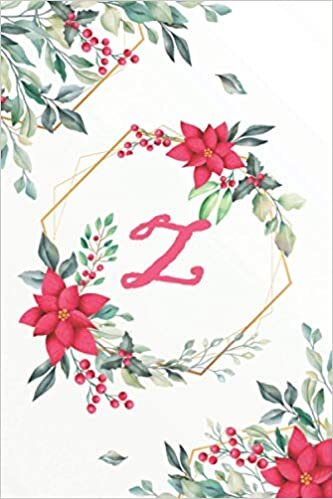 okumak Z: Monogram Initial Notebook Letter Z | birthday netebook | College Ruled| , Farmouse, Flowers, Woodgrain, Floral