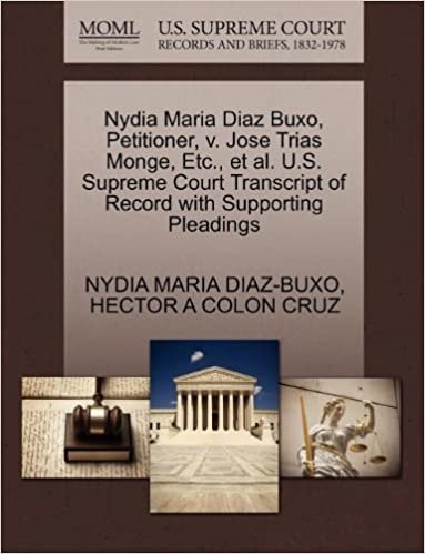 okumak Nydia Maria Diaz Buxo, Petitioner, v. Jose Trias Monge, Etc., et al. U.S. Supreme Court Transcript of Record with Supporting Pleadings