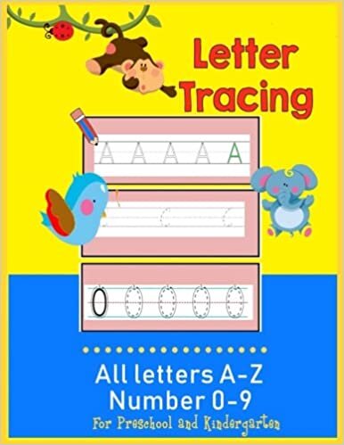 okumak Letters Tracing All letters A-Z Number 0-9 for Preschool and Kidergarten: Tracing Letter of the alphabet , Hand writing book, Number 0-9 Tracing for ... Tracing for Preschool and Kintergarten)