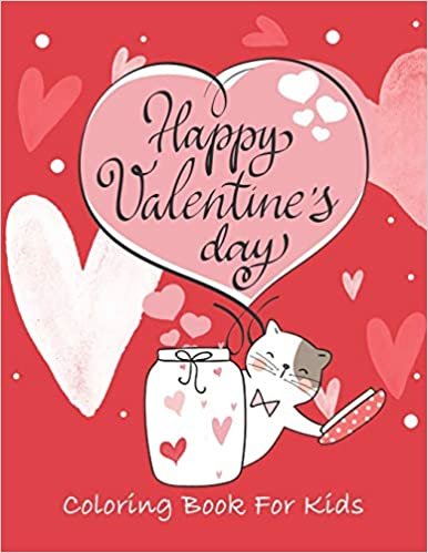 okumak Happy Valentine’s Day coloring book for kids: Sweet, Fun, and Super Cute Coloring with Hearts, Flowers, Trees, Animals and More!