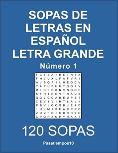 okumak Sopas de letras en español Letra Grande - N. 1: Volume 1