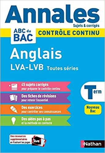 okumak Annales Bac 2021 Anglais Terminale - Corrigé (Annales ABC BAC C.Continu)