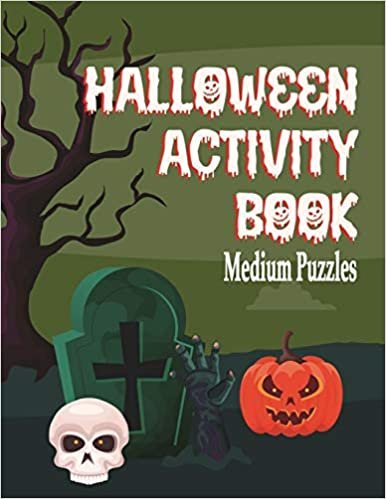 okumak Halloween Activity Book: Sudoku Medium Puzzles