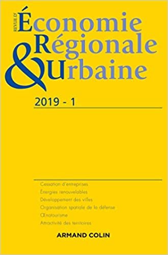 okumak Revue d&#39;économie régionale et urbaine n° 1/2019 Varia: Varia