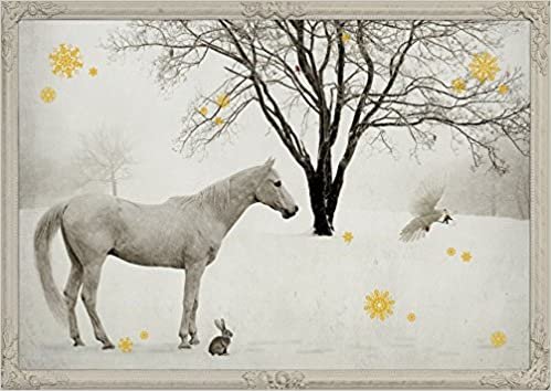 okumak Wand-Adventskalender - Pferd in Schneelandschaft