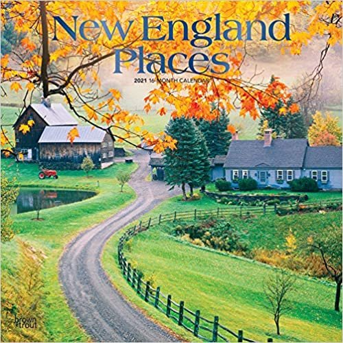 okumak New England Places - Neuengland 2021 - 16-Monatskalender: Original BrownTrout-Kalender [Mehrsprachig] [Kalender] (Wall-Kalender)