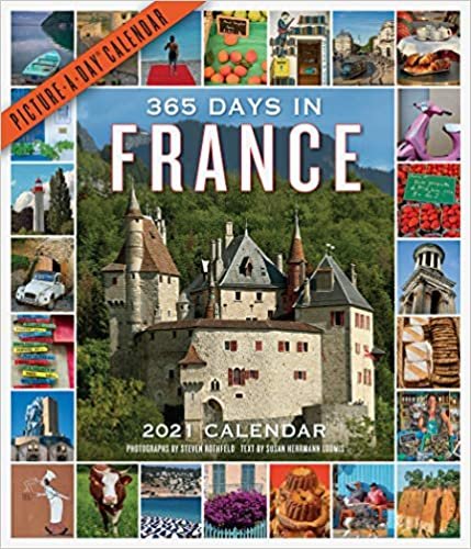 okumak 365 Days in France 2021 Calendar