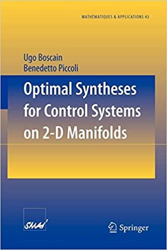 okumak OPTIMAL SYNTHESES FOR CONTROL SYSTEMS ON 2-D MANIFOLDS