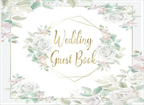okumak Wedding Guest Book: Rustic Chic Guest Book for Wedding Reception | Perfect Gift for Brides | Classic beautiful guest book for guests to leave greetings.