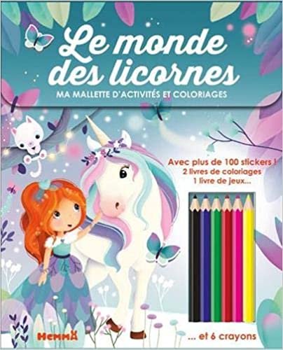 okumak Ma mallette d&#39;activités et coloriages - Le monde des licornes