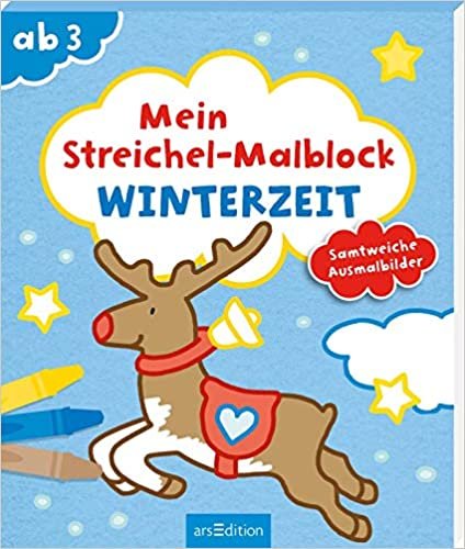 okumak Mein Streichel-Malblock Winterzeit: Samtweiche Ausmalbilder