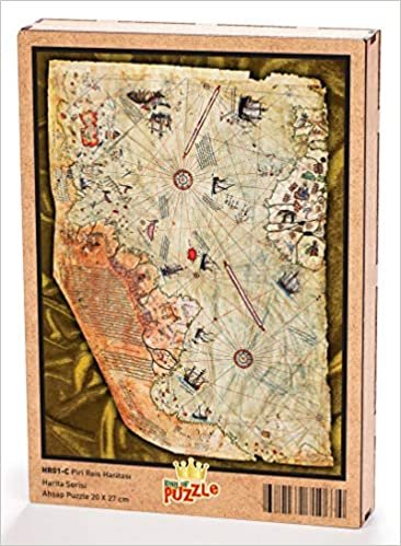 okumak Piri Reis Haritası Ahşap Puzzle 108 Parça (HR01-C)