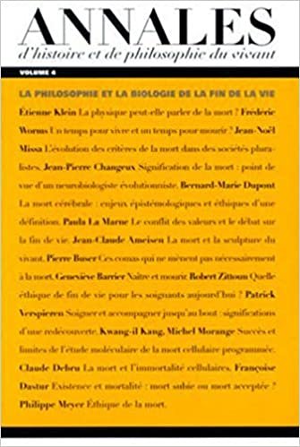 okumak Les Annales d&#39;histoire et de philosophie du vivant, n° 4, La Philosophie et la Biologie de la fin de (4)