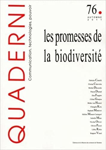 okumak Quaderni, N° 76, Automne 2011 : Les promesses de la biodiversité