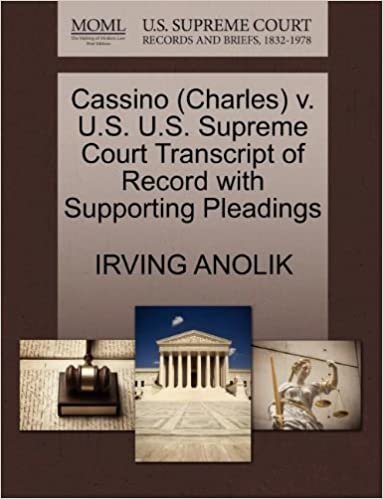 okumak Cassino (Charles) v. U.S. U.S. Supreme Court Transcript of Record with Supporting Pleadings