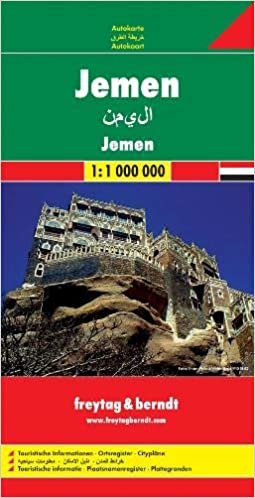 okumak Yemen f&amp;b (+r): Wegenkaart 1:1 000 000