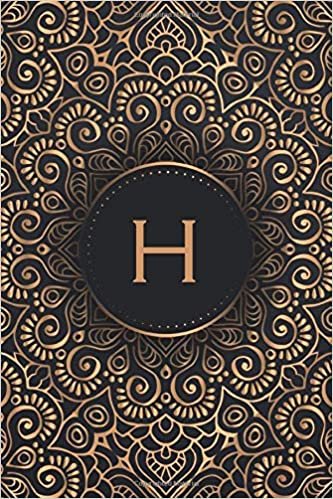 okumak H: Monogrammed Medium Size Notebook with Lined Interior, Page Number and Date Ideal for Taking Notes, Journal, Diary, Daily Planner (Monogrammed Notebooks, Band 8)