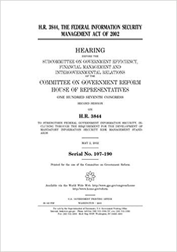 okumak H.R. 3844, the Federal Information Security Management Act of 2002