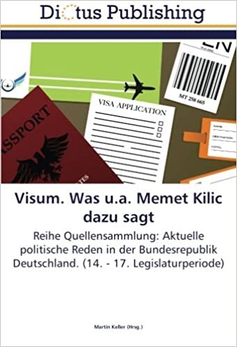 okumak Visum. Was u.a. Memet Kilic dazu sagt: Reihe Quellensammlung: Aktuelle politische Reden in der Bundesrepublik Deutschland. (14. - 17. Legislaturperiode)