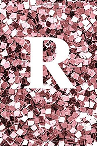 okumak R notebook: Sequin pink notebook, Monogram notebook/journal. letter R personalized notebook/journal/dairies for writing and taking notes .notebook for ... for girls .glossy finish 6×9 inches 120 pages