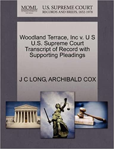 okumak Woodland Terrace, Inc v. U S U.S. Supreme Court Transcript of Record with Supporting Pleadings