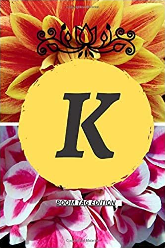 okumak K: Initial Monogram Letter K College Ruled Notebook: Pretty Personalized Lined Notebook / Journal Gift, 120 Pages, 6 x 9&quot;inches, Soft Cover, Matte ... Monogram Letter for Writing &amp; Note Taking