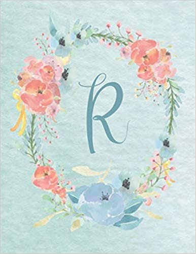okumak R: 2021-2022 Monthly Calendar - Light Blue &amp; Pink Floral Wreath Design: Personalized, Monogrammed Light Blue &amp; Pink Flowers Month-at-a Glance ... Wreath Design series 8.5x11 A-Z, Band 18)