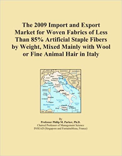 okumak The 2009 Import and Export Market for Woven Fabrics of Less Than 85% Artificial Staple Fibers by Weight, Mixed Mainly with Wool or Fine Animal Hair in Italy
