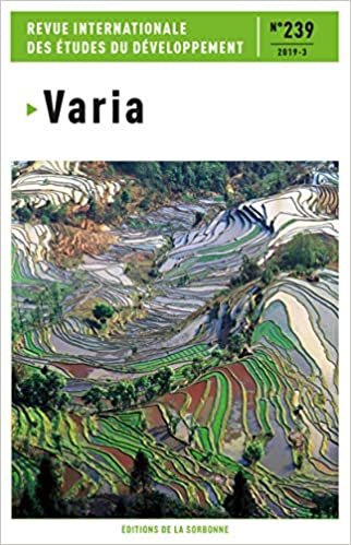 okumak Varia: Revue internationale des études du développement n°239- 2019-3