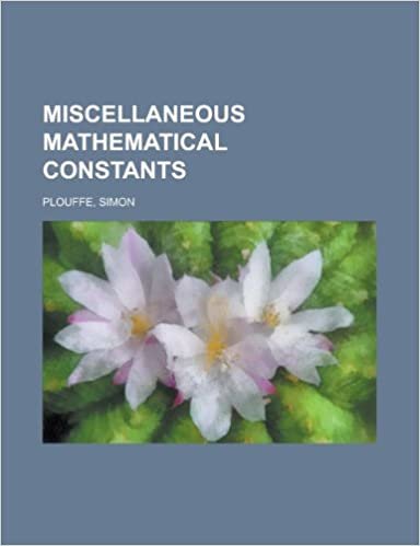 okumak Plouffe, S: Miscellaneous Mathematical Constants
