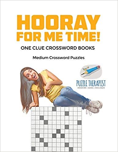 okumak Hooray for Me Time! | Medium Crossword Puzzles | One Clue Crossword Books