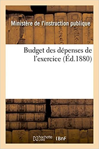 okumak Budget des dépenses de l&#39;exercice... (Sciences Sociales)